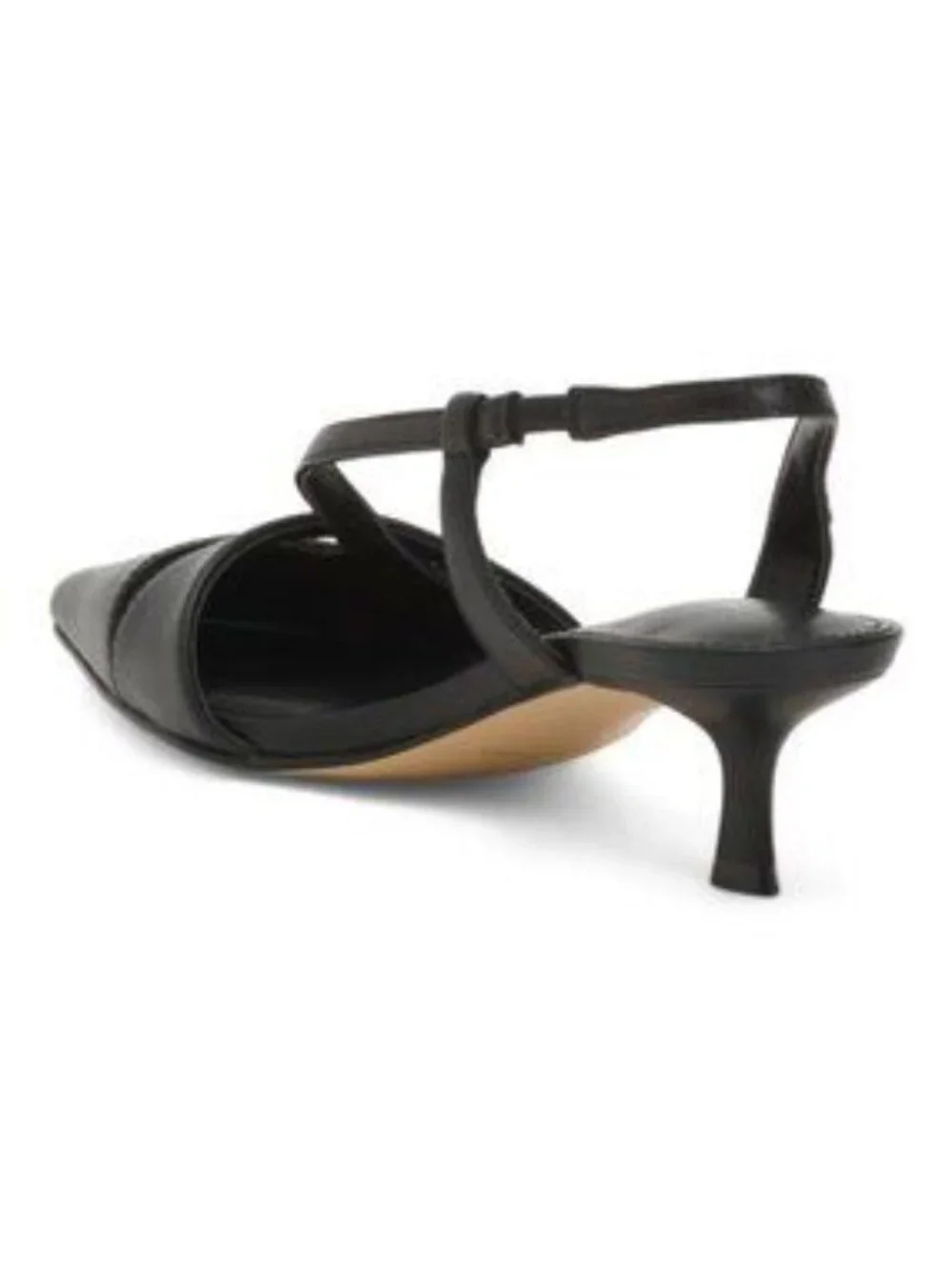 CALVIN KLEIN Leather Arlanna Slingback Heels